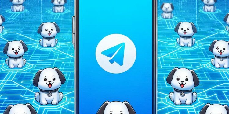 El impacto del listing y del suceso con el CEO de Telegram ha afectado la cotización de DOGS. Fuente: Imagen creada con Inteligencia Artificial de Microsoft.