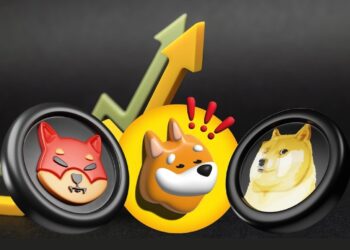 Tres monedas con caras de perros.