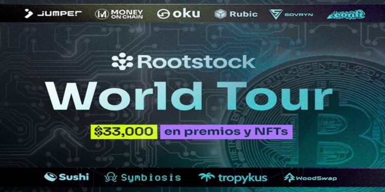 Pancarta promocional del evento World Tour de Rootstock