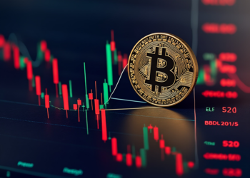 Bitcoin está formando un triángulo simétrico. Fuente: imagen generada por CriptoNoticias mediante Grok.