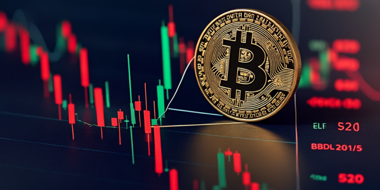 Bitcoin está formando un triángulo simétrico. Fuente: imagen generada por CriptoNoticias mediante Grok.