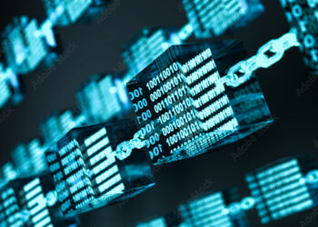 Ilustración de una blockchain extraída del Stock Adobe. Fuente: fotomek / Stock Adobe.