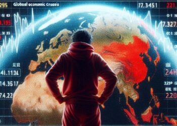La economía mundial se tambalea por la crisis, generando incertidumbre global.