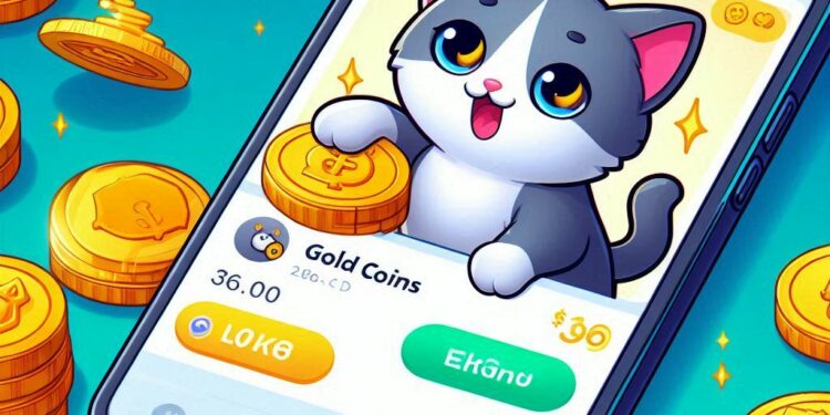 Catizen es una app web3 que permite ganar criptomonedas jugando. Fuente: IA Microsoft Designer.