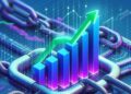Crece el interés en las redes de criptomonedas. Fuente: IA de Microsoft Designer.