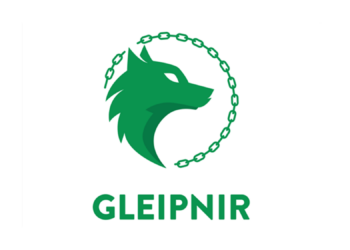 Logo en color verde de la empresa de tokenización Gleipnir.