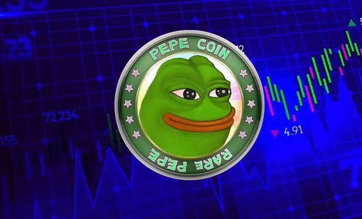 Moneda con la cara de un sapo verde.