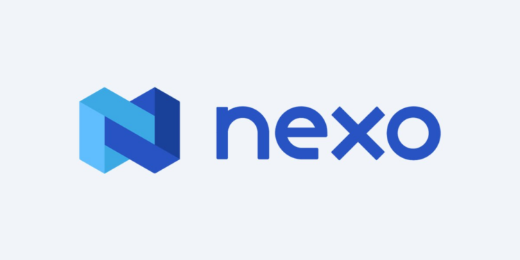Logo de Nexo en color azul.