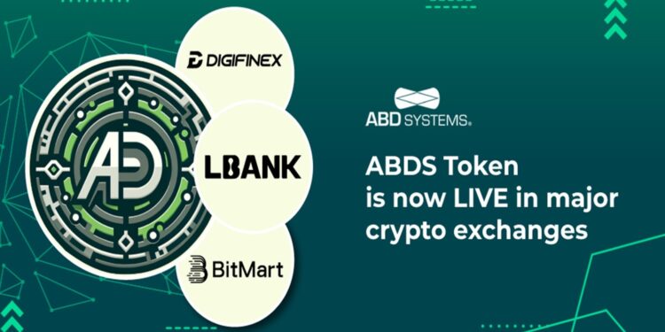 Logo del token ABDS en fondo verde.