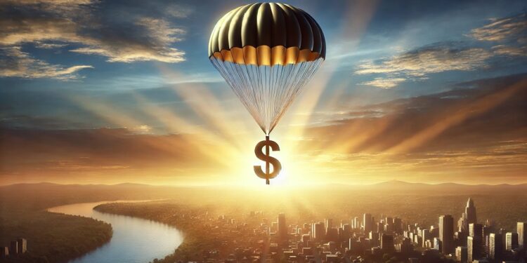 Hay elevadas expectativas de un aterrizaje suave de la economía. Fuente: imagen generada por CriptoNoticias mediante Dall-E, de OpenAI.