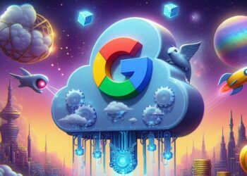 Google se une a Solana para potenciar la industria de videojuegos on-chain. Fuente: IA Microsoft Designer