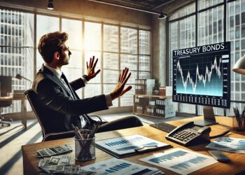 Inversionistas buscan alternativas con mayor rendimiento que los bonos del Tesoro. Fuente: Imagen generada por CriptoNoticias mediante Dall-E, de OpenAI.
