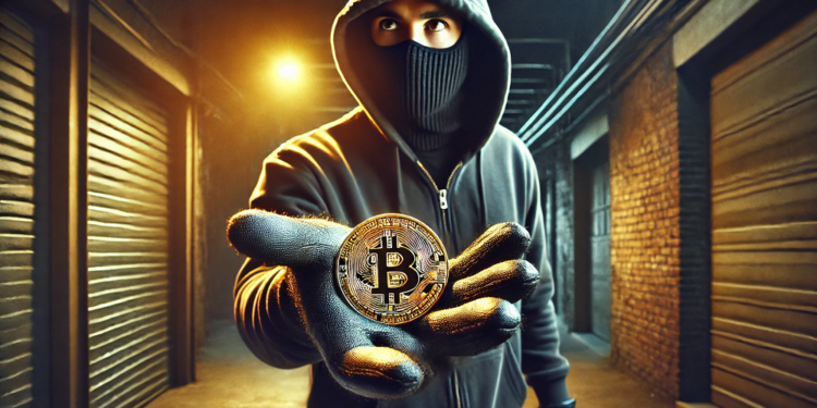 Aumentaron los robos de criptomonedas en 2024. Fuente: imagen generada por CriptoNoticias mediante Dall-E, de OpenAI.