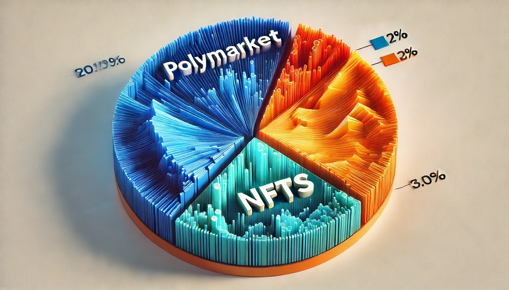 Polymarket a dépassé le volume des échanges de tous les NFT en un mois