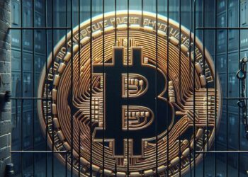 bitcoin tras una celda de prision, arte digital