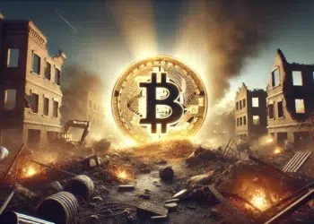Bitcoin es una reserva de valor en tiempos de crisis. Fuente: imagen generada por CriptoNoticias mediante Dall-E, de OpenAI.