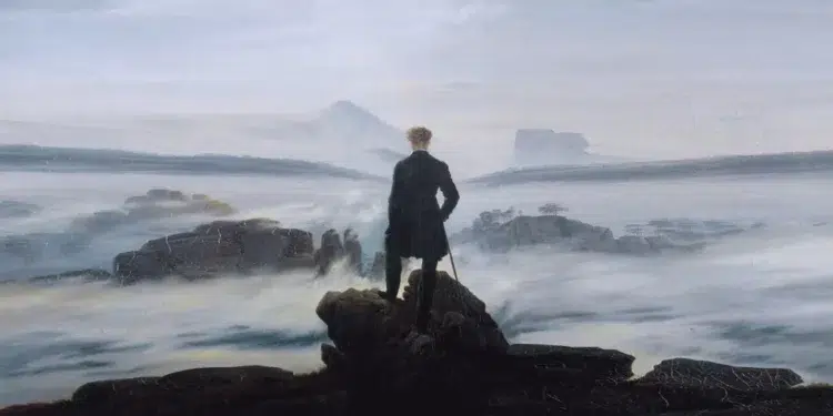 Caminante en el mar de nubes.