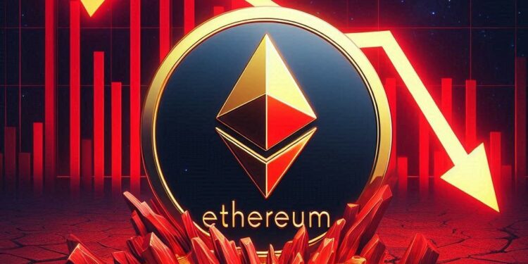 Ethereum en rojo