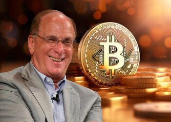 Fink comparó la adopción de bitcoin con la evolución de otros mercados financieros, como el de hipotecas y de alto rendimiento. Fuente: Composición por CriptoNoticias. Twitter / @broadmode ; Generative Professor / stock.adobe.com.