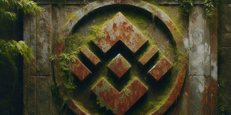 logo de binance olvidado por el tiempo