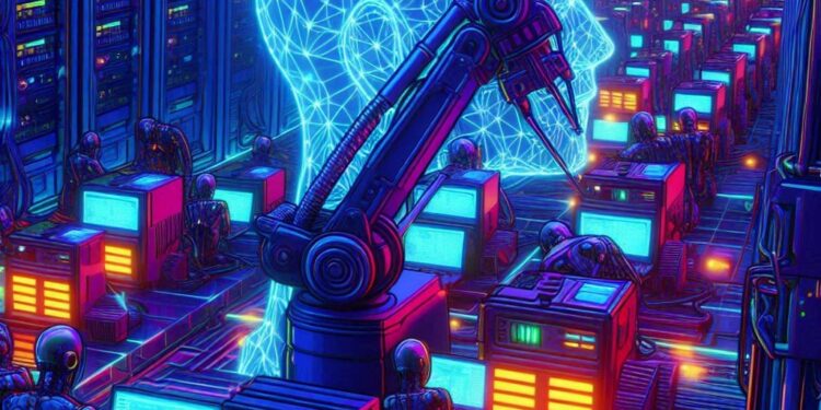 Máquinas minando inteligencia artificial
