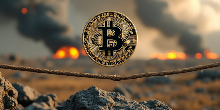 El precio de BTC se ha mantenido en medio del panorama global inestable. Imagen: Grok/X.