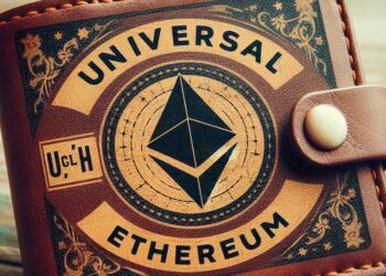 un monedero universal de ethereum y criptomonedas, arte digital