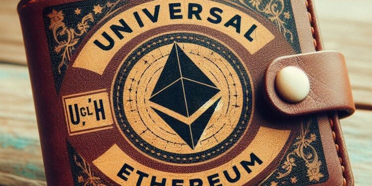 un monedero universal de ethereum y criptomonedas, arte digital