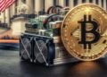 ASIC de minería de bitcoin en wall street, estilo washington
