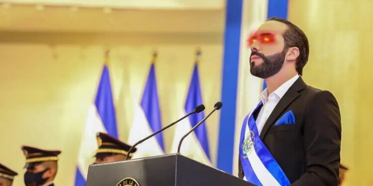 Bukele - ojos láser