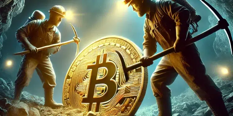 Binance Pool habilitó la minería combinada de Bitcoin y Fractal Bitcoin. Fuente: IA Microsoft Designer.