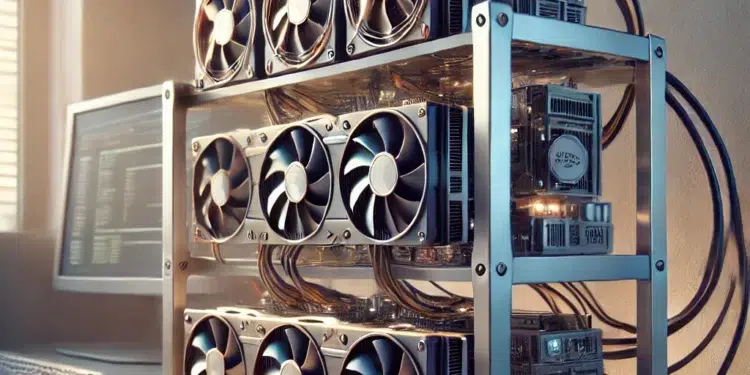 ALEO cuenta en la actualidad con los GPUs más rentables. Fuente: IA Microsoft Designer.