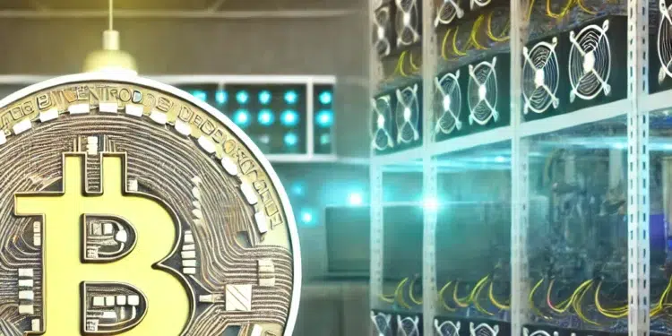 La empresa minera de Bitcoin compró 6.474 BTC. Fuente: IA Microsoft Designer.