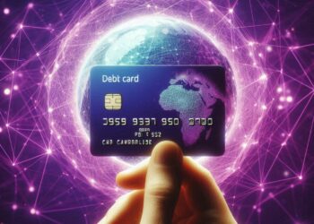 KAST lanzó una tarjeta de débito con criptomonedas basada en la red Solana. Fuente: IA Microsoft Designer.