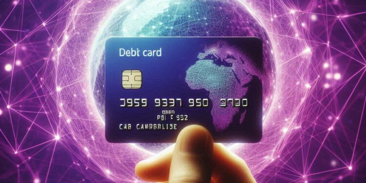 KAST lanzó una tarjeta de débito con criptomonedas basada en la red Solana. Fuente: IA Microsoft Designer.