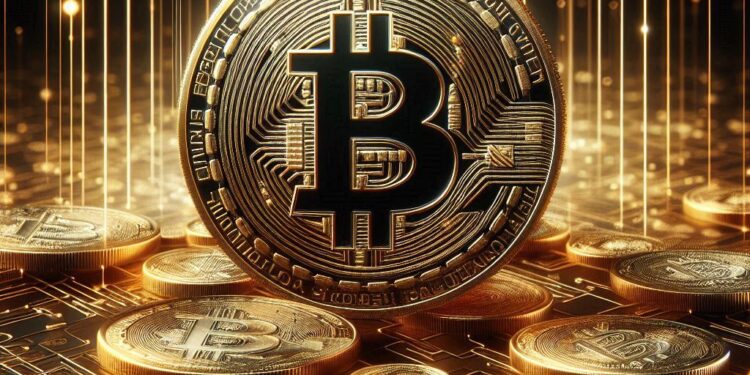 Enormes ventas le impidieron llegar a BTC a los 100.000 dólares de cotización. Fuente: IA Microsoft Designer.