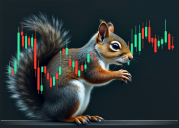 Peanut es una memecoin inspirada en una ardilla. Fuente: imagen generada por CriptoNoticias mediante Grok.