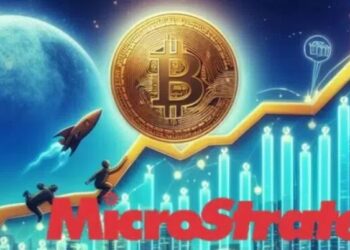 En el premercado, las acciones de MicroStrategy subieron un 6,19%. Fuente: Microsoft Designer.