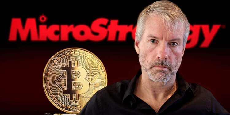 MicroStrategy acumula más de 400.000 BTC. Composición por CriptoNoticias. Fuente: Twitter / JorgeEduardo / stock.adobe.com.