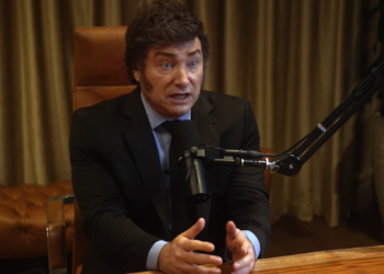 Javier Milei (foto) fue entrevistado por Lex Fridman - Fuente: Lex Fridman - YouTube (captura de pantalla por CriptoNoticias).