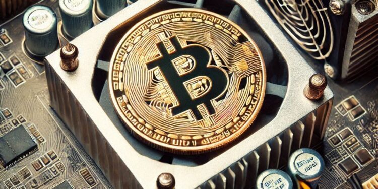 minería ASIC de bitcoin, estilo hiperpigmentación