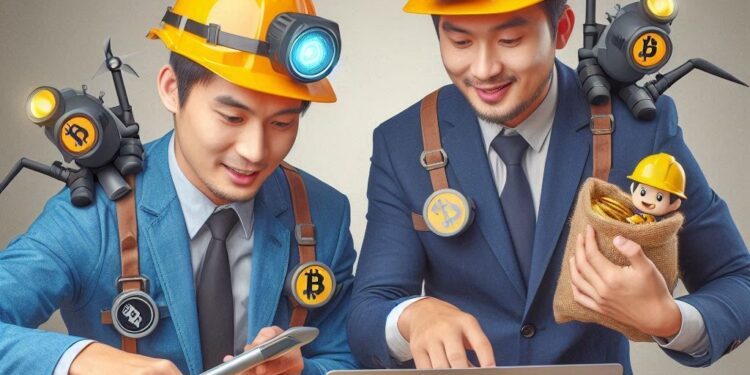 mineros invirtiendo en bitcoin, estilo financiero