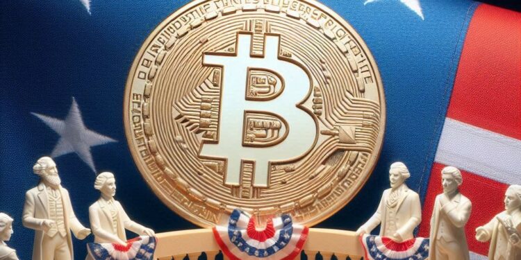 un bitcoin en las elecciones de estados unidos, estilo padres fundadores