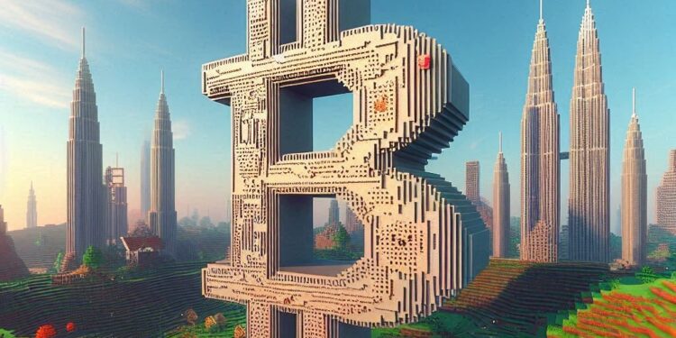 un bitcoin más avanzado, estilo minecraft