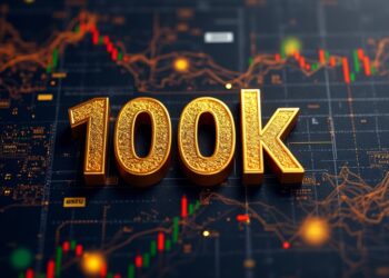 Bitcoin llegó a 100K. Fuente: imagen generada por Grok, por CriptoNoticias.