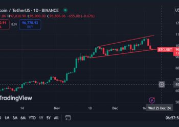 Grafico del precio de bitcoin.