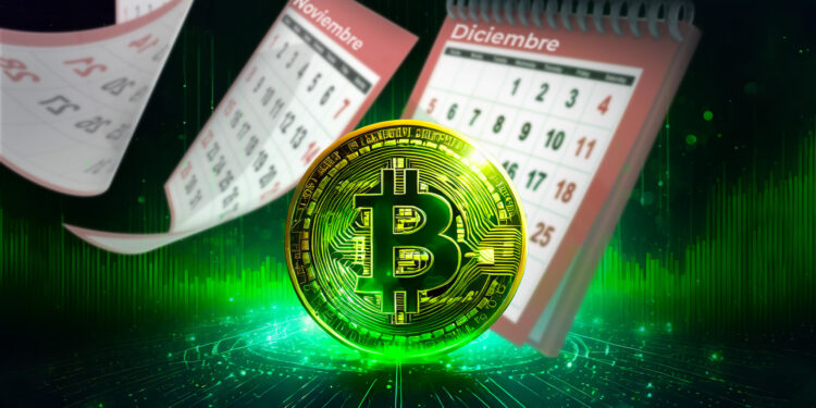 Bitcoin y calendario de noviembre y diciembre.