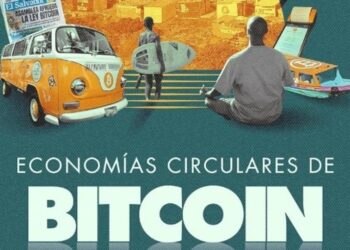 Fragmento de portada del libro economías circulares de Bitcoin