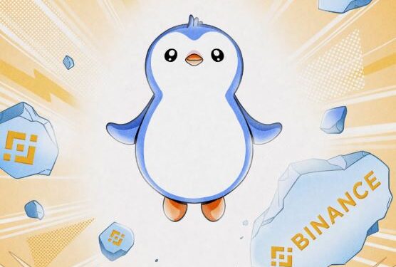 El token PENGU fue listado en Binance. Fuente: Cuenta X de Pudgy Penguins