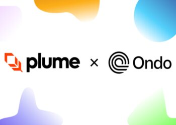 Logos de Plume Network y Ondo Finance.